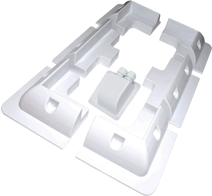 Suportes ABS para instalação de painéis solares em caravanas RV 7PCS Branco Preto