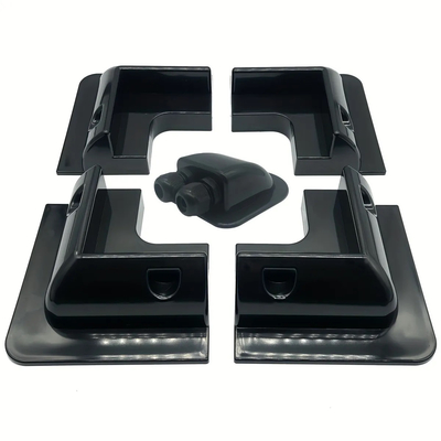 Suportes ABS para instalação de painéis solares em caravanas RV 7PCS Branco Preto