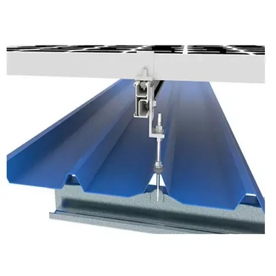 Carga de neve 1,4kn/m2 L Foot Solar Roof Mounting System Racking para telhado de metal de tamanho múltipla