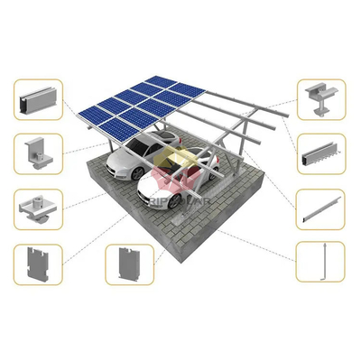 Sistema Solar Carport Personalizavel Pergola com 60m/s ângulo de inclinação da carga do vento 0-60 graus