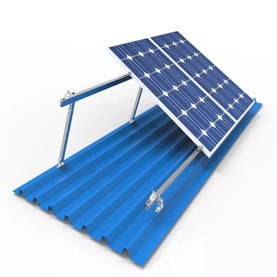 Suporte de montagem da perna dianteira e traseira para estantes de painéis solares ajustáveis em ângulo