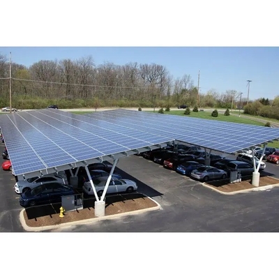 Anodizado Alto pré-montado 5kw Alumínio Carport Rack Solar Garagem de estacionamento para casa