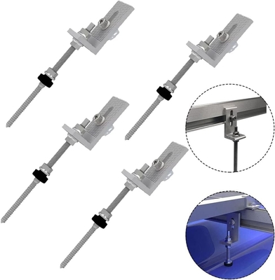 Carga de neve 1,4KN/m2 M10*200 Tornos solares de terra com aço inoxidável 304 de alumínio
