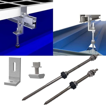 Carga de neve 1,4KN/m2 M10*200 Tornos solares de terra com aço inoxidável 304 de alumínio