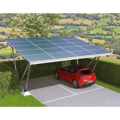 9kw Alemanha Solar Carport Instalação fácil Alu Carregamento 25 anos Duração de vida Fornecimento direto