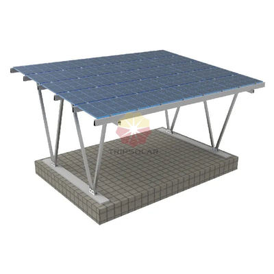 1.4KN/m2 Carga de neve e 60m/s Carga de vento Estrutura de alumínio para montagem solar de carpinteiro