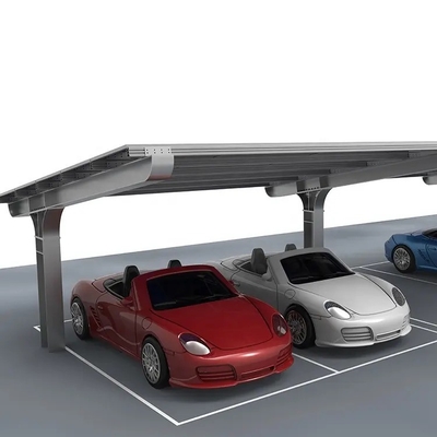 Q235 Estruturas de estacionamento solar de aço com certificação CE e carga de neve de 1,4KN/m2