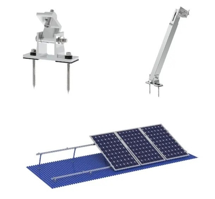 Parâmetros de montagem inclinados para instalação fácil de painel solar ajustável Certificado ISO9001/CE