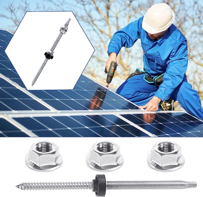 Vários tamanhos para carga de neve 1.4KN/m2 Instalação solar em telhados de estanho