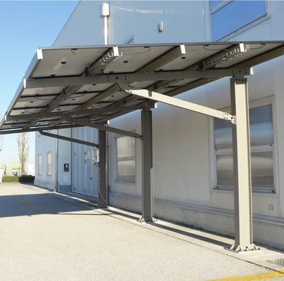 Carport solar totalmente montado Carport de aço para casa