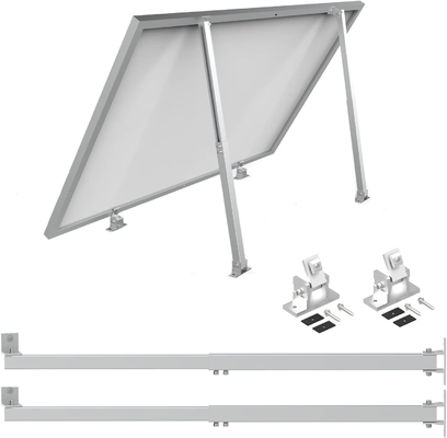 Suporte de painel solar anodizado de comprimento personalizado para solução de montagem de telhado plano e parede