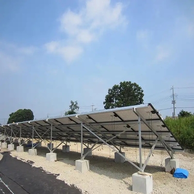 Montar em prata natural para instalação de painéis solares pré-montado e personalizado