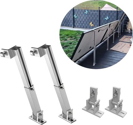 Suporte de telhado solar de metal ajustável para sistema de RV Produto de terra solar de energia de alumínio