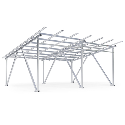 Carport de painel solar de alumínio Configure seu telhado e sistema de carro com vida útil de 25 anos