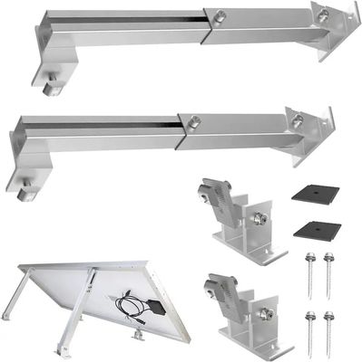 Suporte de telhado solar de metal ajustável para sistema de RV Produto de terra solar de energia de alumínio