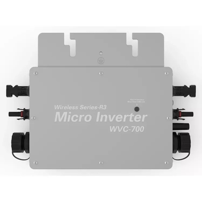 Sistema Solar Micro Inverter com corrente de saída 26,6A/8,7A e comunicação WIFI/RS485