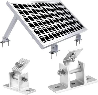 Suporte de telhado solar de metal ajustável para sistema de RV Produto de terra solar de energia de alumínio
