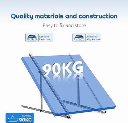AL6005-T5 painel solar inclinação montar suportes para casa sistema de montagem solar 0-60 graus