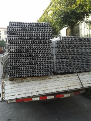 Venda direta de trilhos de montagem de painéis solares de prata natural para módulos de estrutura ou sem estrutura