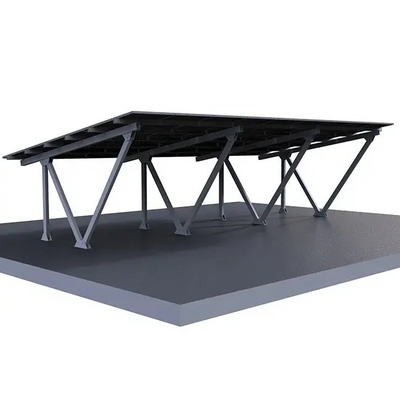 Carport Solar Mounting System 10KW Light Weight Alumínio Solar Carports para estacionamento de automóveis
