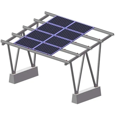 Anodizado Solar Panel Canopy Mounting Rack para Carport Solar Bracket Mounting System