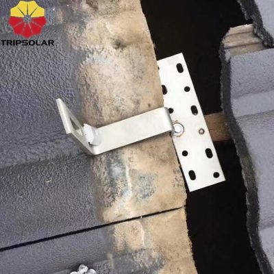 Gancho de teto de painel solar de aço inoxidável personalizado para instalação rápida de montagem fotovoltaica