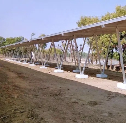60m/s Carga do vento Solar Carport Bracket para instalação rápida do Kit de painéis solares domésticos