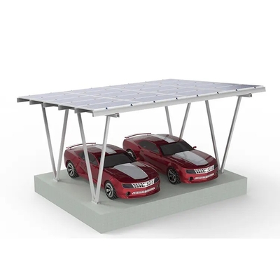 Ângulo de inclinação ajustável de 0 a 60 graus Carport solar anodizado para painéis fotovoltaicos