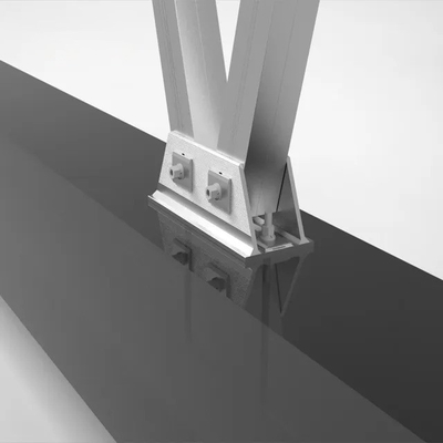 Ângulo de inclinação ajustável de 0 a 60 graus Carport solar anodizado para painéis fotovoltaicos