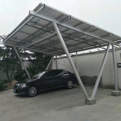 Ângulo de inclinação ajustável de 0 a 60 graus Carport solar anodizado para painéis fotovoltaicos
