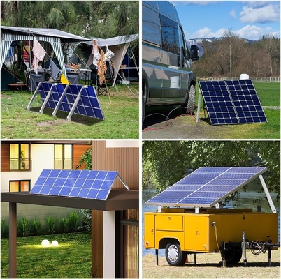 Suporte de ângulo ajustável para montagem de painéis solares em telhados de telhas e carga de vento de 60 M/s