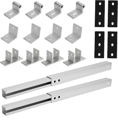 Suporte ajustável anodizado para 25 anos