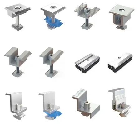 Carga de neve 1,5KN/m2 AS/NZS Standard Solar Bracket para telhado de telhado de azulejos Pantile Hook ajustável