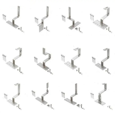 Design Solar Tile Roof Hook com 25-30 anos de vida útil e certificado ISO9001/CE