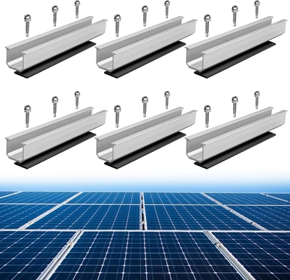 Sistema de montagem solar no telhado com carga do vento de 60 m/s e fácil instalação