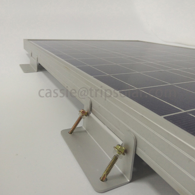 Suporte Z galvanizado a quente para RV Kit de painéis solares Fácil instalação garantida