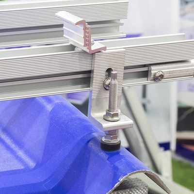 Kit de parafusos de fixação solar com acabamento anodizado para telhas de telhado certificado ISO9001/CE