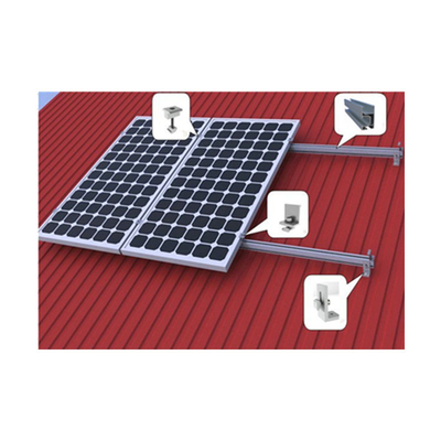 Estrutura de montagem solar de telhado de estanho com material SUS304 e padrão AS/NZS1170 DIN1055