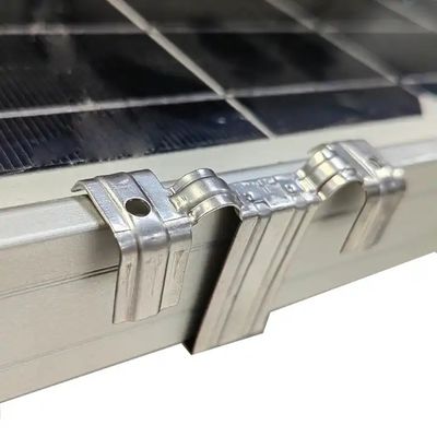 30 mm 35 mm 40 mm SUS304 Painel Solar Metal Clips de drenagem de água para modulo fotovoltaico de limpeza de água