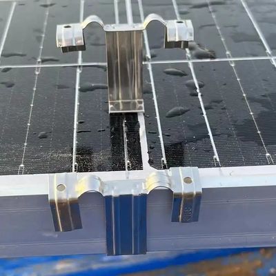 30 mm 35 mm 40 mm SUS304 Painel Solar Metal Clips de drenagem de água para modulo fotovoltaico de limpeza de água