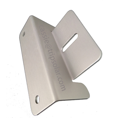 Prata natural ou preto galvanizado por imersão quente do painel solar de montagem do Z Bracket Kit para RV System