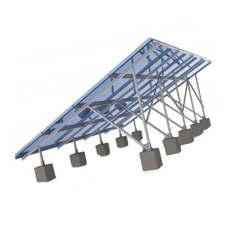 Sistema de suportes solares pré-montados Venda direta para montagem em solo de sistemas solares