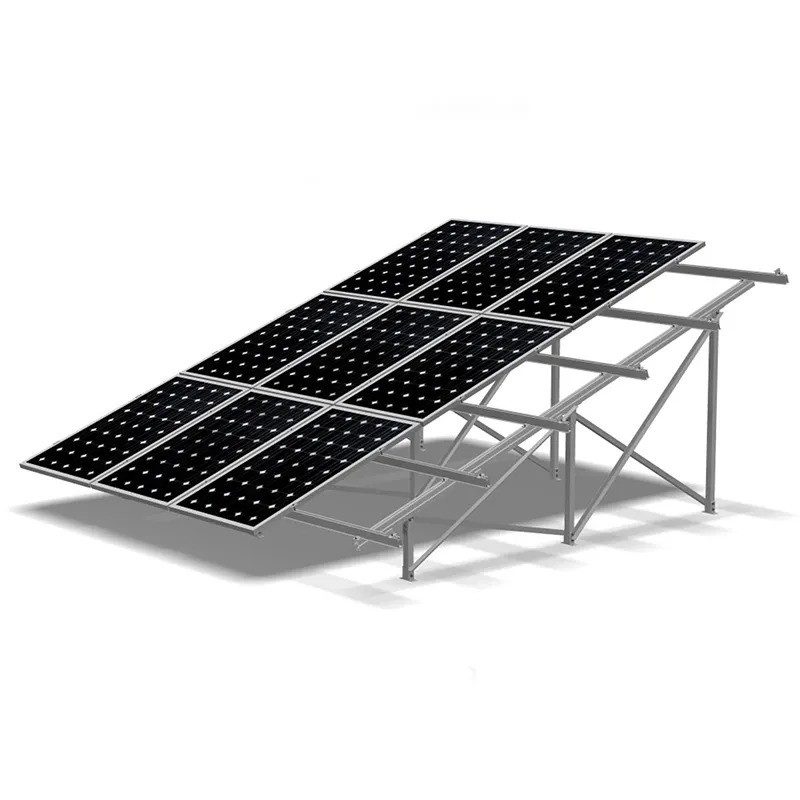 Sistema de montagem em solo para parques solares certificado ISO9001/CE e 25 anos de vida útil