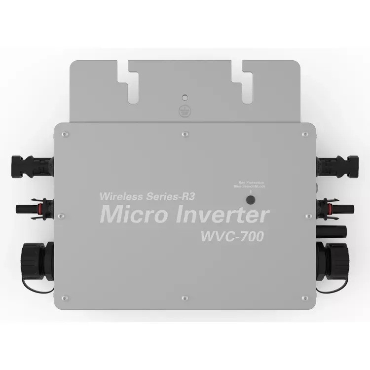 Sistema Solar Micro Inverter com corrente de saída 26,6A/8,7A e comunicação WIFI/RS485