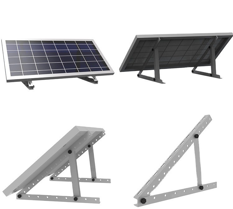 AL6005-T5 painel solar inclinação montar suportes para casa sistema de montagem solar 0-60 graus