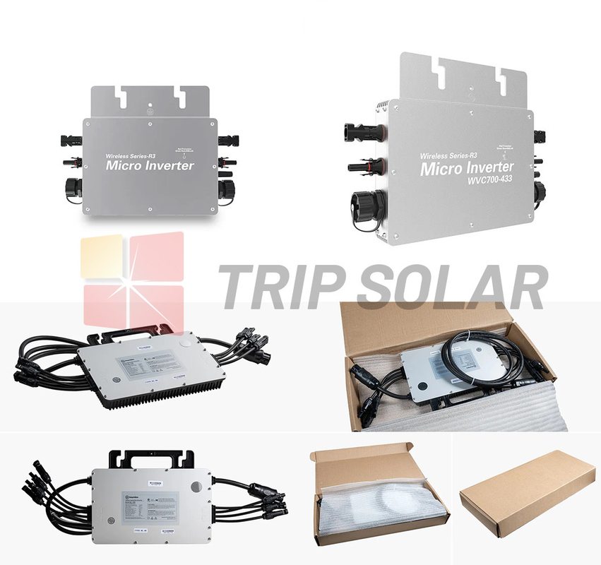 120/230V Micro Inversor Solar de comutação automática para híbrido e tipo de saída de ligação de rede
