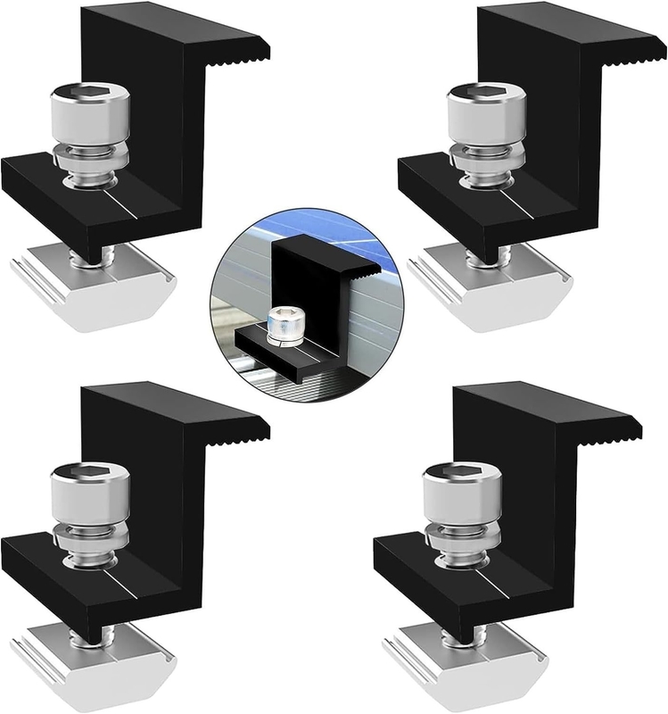 Carga de neve 1,5KN/m2 AS/NZS Standard Solar Bracket para telhado de telhado de azulejos Pantile Hook ajustável