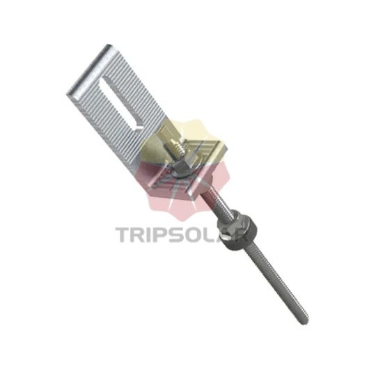 Parafusos de colchão solar L pés Carga de neve 1.4KN/m2 25YRS Vida útil parafusos de colchão de telhado de estanho solar