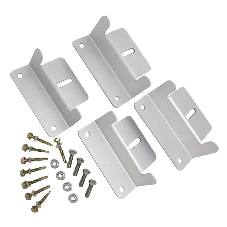 Suporte Z galvanizado a quente para RV Kit de painéis solares Fácil instalação garantida